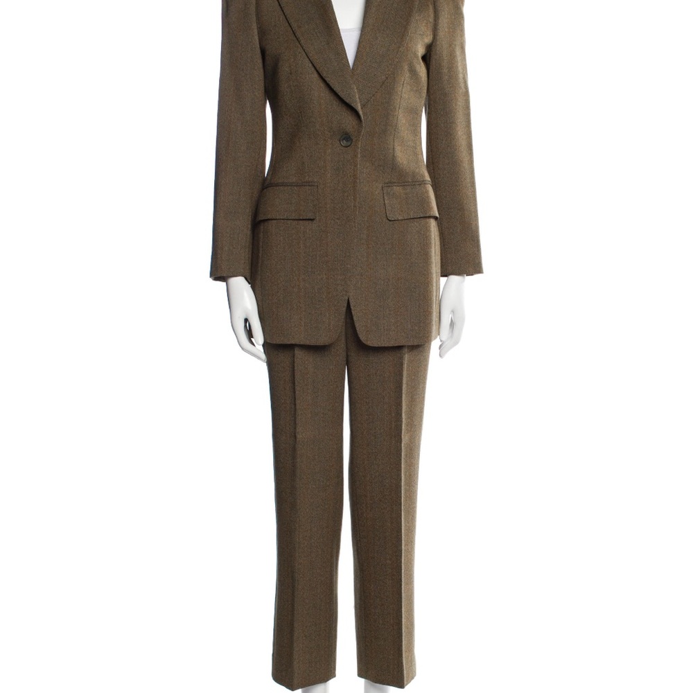 Chloé Brown Blazer and Pants Set